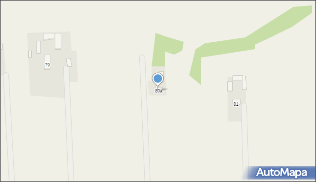 Nawóz, Nawóz, 80a, mapa Nawóz