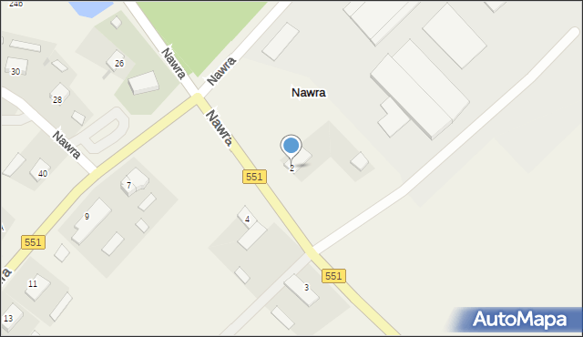 Nawra, Nawra, 2, mapa Nawra