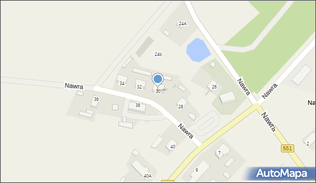 Nawra, Nawra, 30, mapa Nawra
