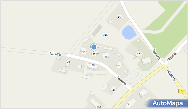 Nawra, Nawra, 32, mapa Nawra