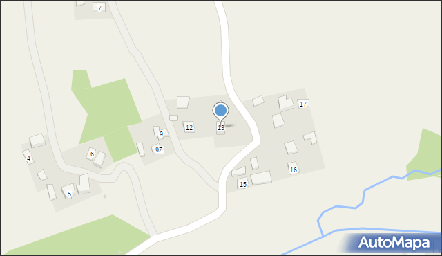 Nawsie, Nawsie, 13, mapa Nawsie