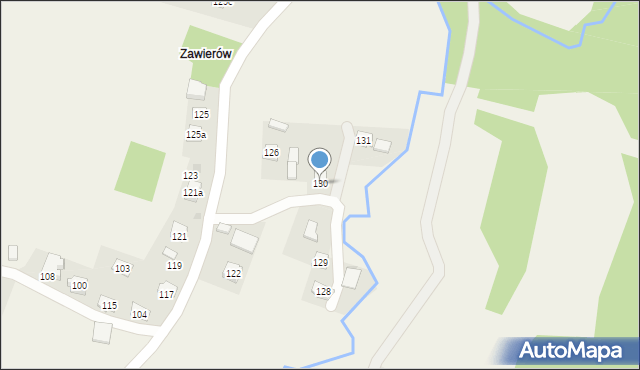 Nawsie, Nawsie, 130, mapa Nawsie