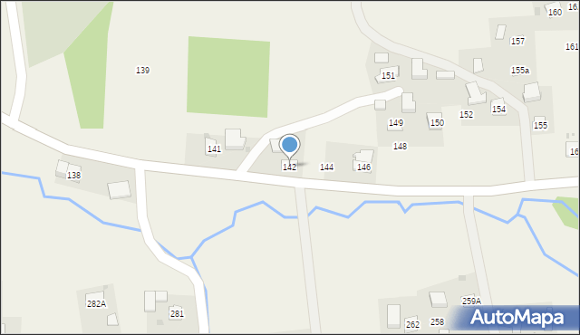 Nawsie, Nawsie, 142, mapa Nawsie