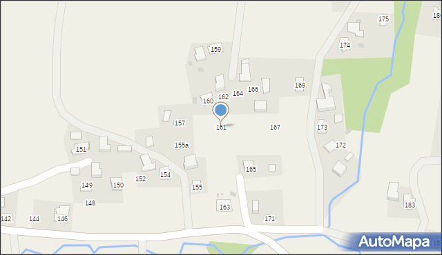 Nawsie, Nawsie, 161, mapa Nawsie