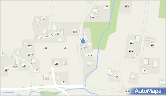 Nawsie, Nawsie, 173, mapa Nawsie