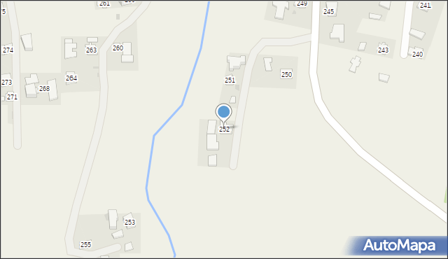Nawsie, Nawsie, 252, mapa Nawsie