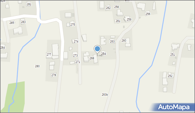 Nawsie, Nawsie, 266, mapa Nawsie