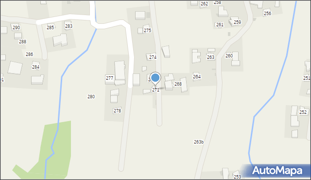 Nawsie, Nawsie, 271, mapa Nawsie