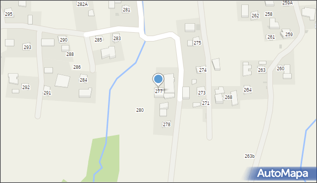 Nawsie, Nawsie, 277, mapa Nawsie