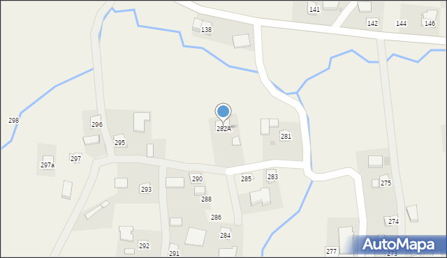 Nawsie, Nawsie, 282A, mapa Nawsie