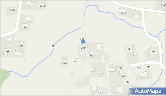 Nawsie, Nawsie, 296, mapa Nawsie