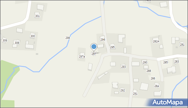 Nawsie, Nawsie, 297, mapa Nawsie