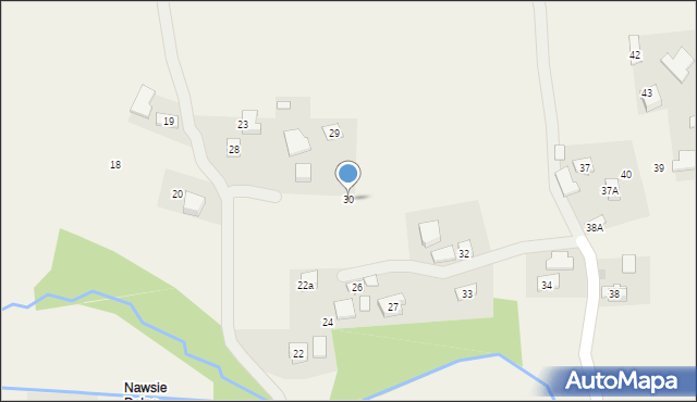 Nawsie, Nawsie, 30, mapa Nawsie