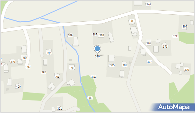Nawsie, Nawsie, 386, mapa Nawsie