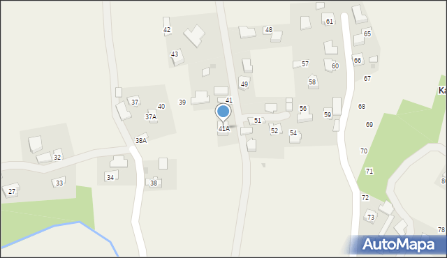 Nawsie, Nawsie, 41A, mapa Nawsie