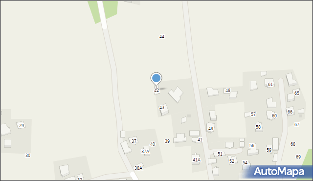 Nawsie, Nawsie, 42, mapa Nawsie