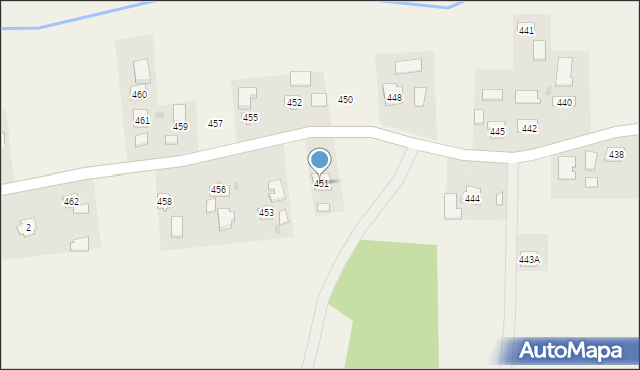 Nawsie, Nawsie, 451, mapa Nawsie