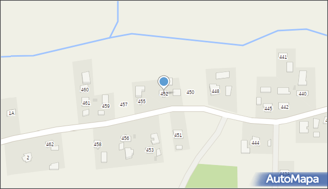 Nawsie, Nawsie, 452, mapa Nawsie
