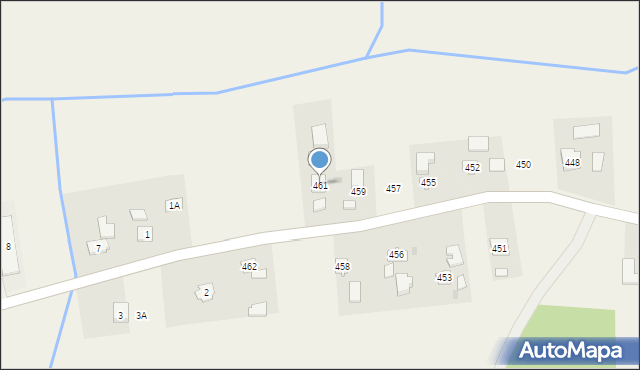 Nawsie, Nawsie, 461, mapa Nawsie