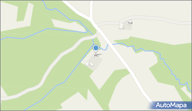 Nawsie, Nawsie, 492, mapa Nawsie