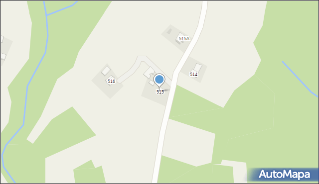 Nawsie, Nawsie, 515, mapa Nawsie