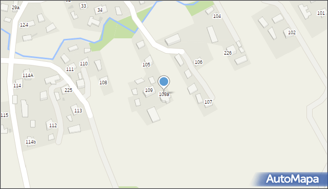 Nawsie Brzosteckie, Nawsie Brzosteckie, 109a, mapa Nawsie Brzosteckie
