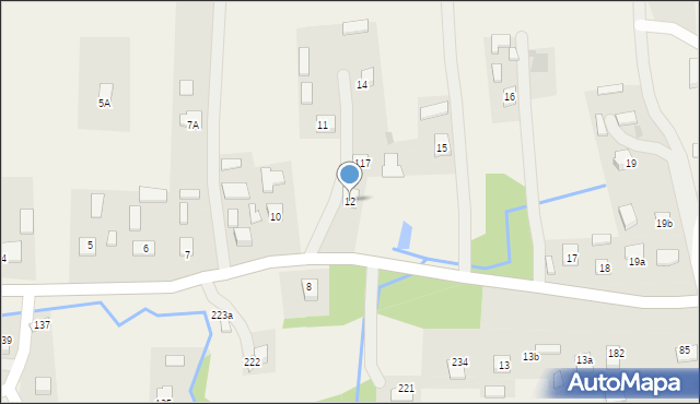 Nawsie Brzosteckie, Nawsie Brzosteckie, 12, mapa Nawsie Brzosteckie