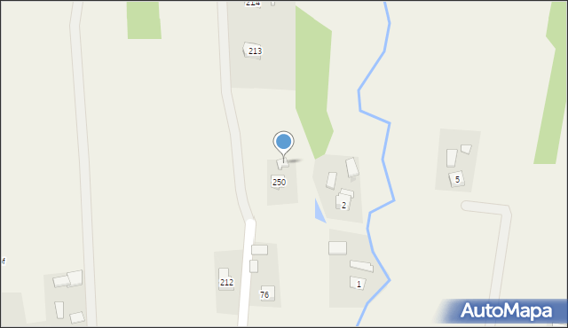 Nawsie Brzosteckie, Nawsie Brzosteckie, 250, mapa Nawsie Brzosteckie