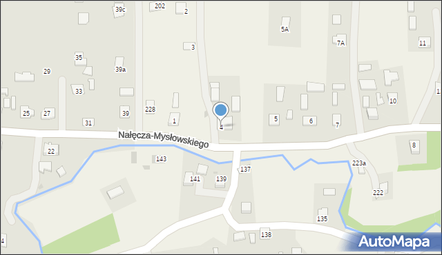 Nawsie Brzosteckie, Nawsie Brzosteckie, 4, mapa Nawsie Brzosteckie