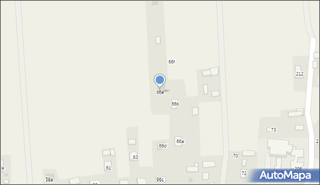 Nawsie Brzosteckie, Nawsie Brzosteckie, 66e, mapa Nawsie Brzosteckie