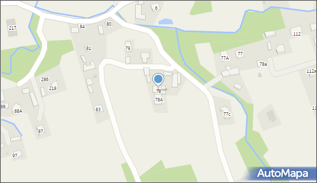 Nawsie Brzosteckie, Nawsie Brzosteckie, 78, mapa Nawsie Brzosteckie