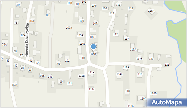Nawsie Kołaczyckie, Nawsie Kołaczyckie, 109b, mapa Nawsie Kołaczyckie