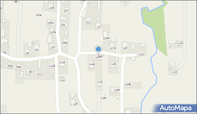 Nawsie Kołaczyckie, Nawsie Kołaczyckie, 118A, mapa Nawsie Kołaczyckie