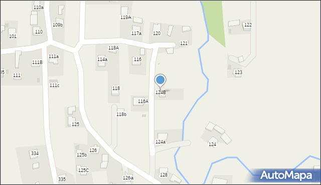 Nawsie Kołaczyckie, Nawsie Kołaczyckie, 124B, mapa Nawsie Kołaczyckie