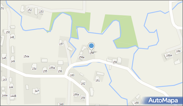 Nawsie Kołaczyckie, Nawsie Kołaczyckie, 158, mapa Nawsie Kołaczyckie