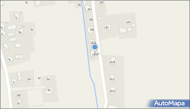 Nawsie Kołaczyckie, Nawsie Kołaczyckie, 181a, mapa Nawsie Kołaczyckie