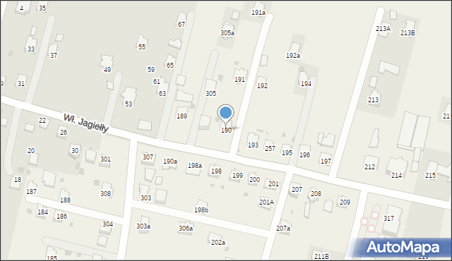 Nawsie Kołaczyckie, Nawsie Kołaczyckie, 190, mapa Nawsie Kołaczyckie