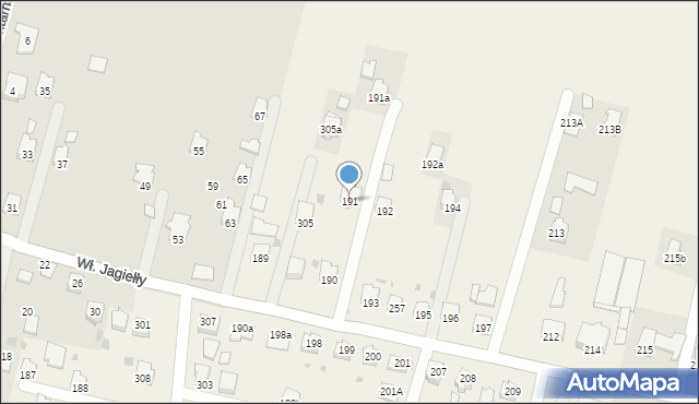 Nawsie Kołaczyckie, Nawsie Kołaczyckie, 191, mapa Nawsie Kołaczyckie