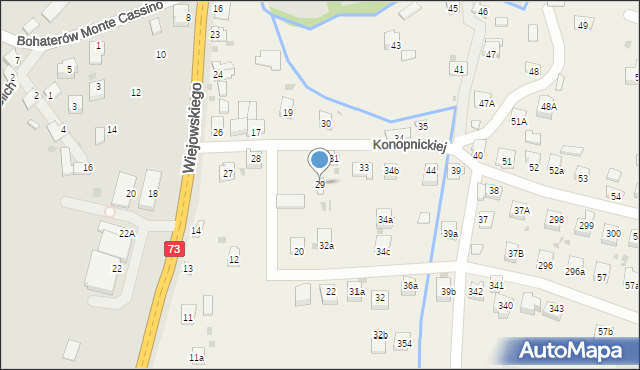 Nawsie Kołaczyckie, Nawsie Kołaczyckie, 29, mapa Nawsie Kołaczyckie