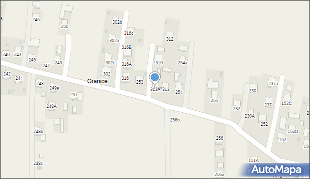 Nawsie Kołaczyckie, Nawsie Kołaczyckie, 313A, mapa Nawsie Kołaczyckie