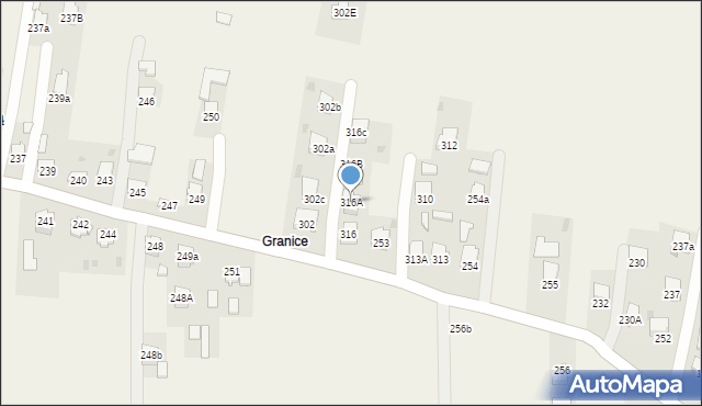 Nawsie Kołaczyckie, Nawsie Kołaczyckie, 316A, mapa Nawsie Kołaczyckie