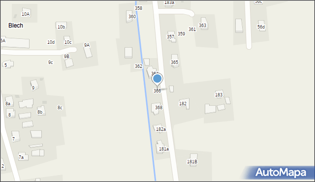 Nawsie Kołaczyckie, Nawsie Kołaczyckie, 366, mapa Nawsie Kołaczyckie