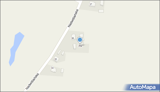 Nebrowo Wielkie, Nadwiślańska, 35a, mapa Nebrowo Wielkie