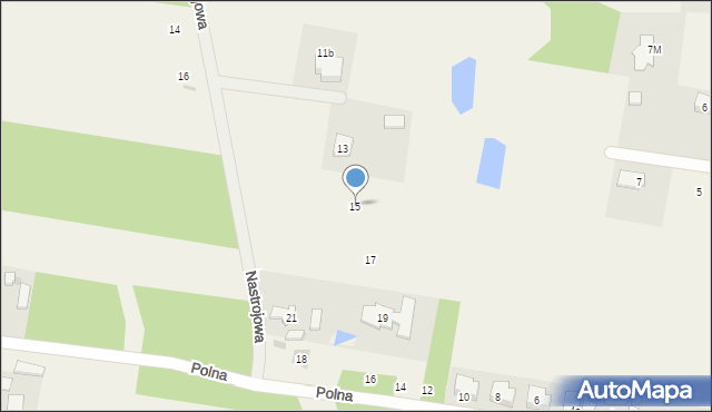 Nieporęt, Nastrojowa, 15, mapa Nieporęt