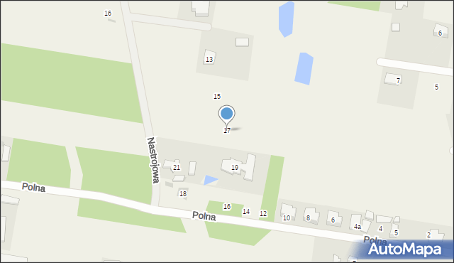 Nieporęt, Nastrojowa, 17, mapa Nieporęt