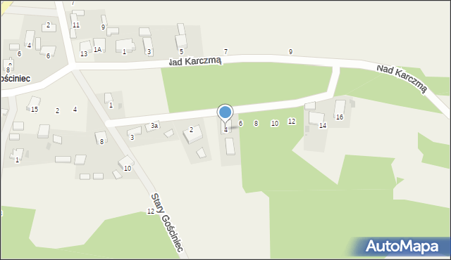 Niesułowice, Nad Karczmą, 4, mapa Niesułowice