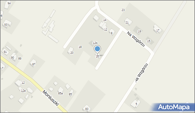 Nowa Wieś Malborska, Na Wzgórzu, 10, mapa Nowa Wieś Malborska