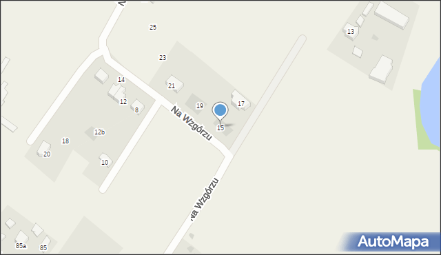 Nowa Wieś Malborska, Na Wzgórzu, 15, mapa Nowa Wieś Malborska