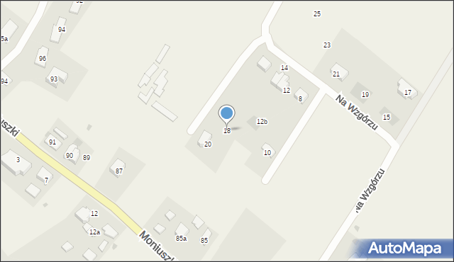 Nowa Wieś Malborska, Na Wzgórzu, 18, mapa Nowa Wieś Malborska