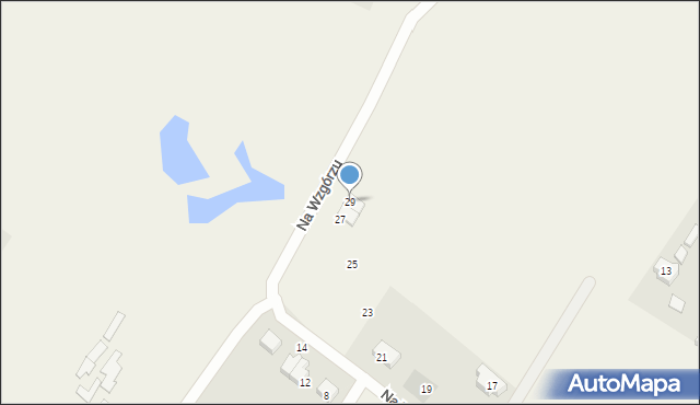 Nowa Wieś Malborska, Na Wzgórzu, 29, mapa Nowa Wieś Malborska
